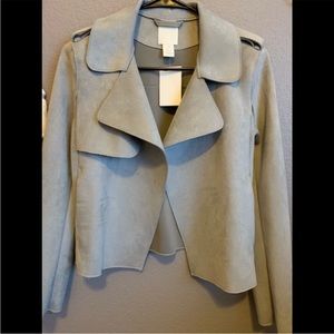 NWT H & M Faux Suede Jacket